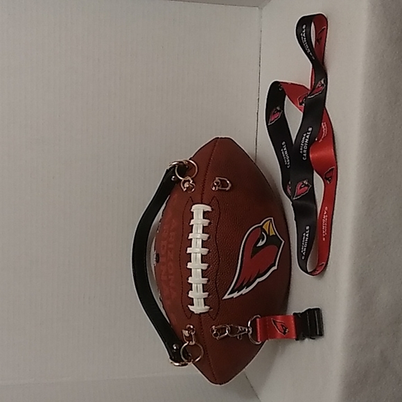 LIMITED EDITION HANDMADE Football Purse (ARIZONA CARDINALS) π - Picture 5 of 17